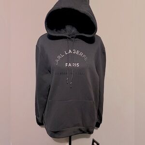NWT! KARL LAGERFELD HOODIE! SADLY ITS TOO BIG. BEAUTIFUL, WILL LAST A LIFETIME!